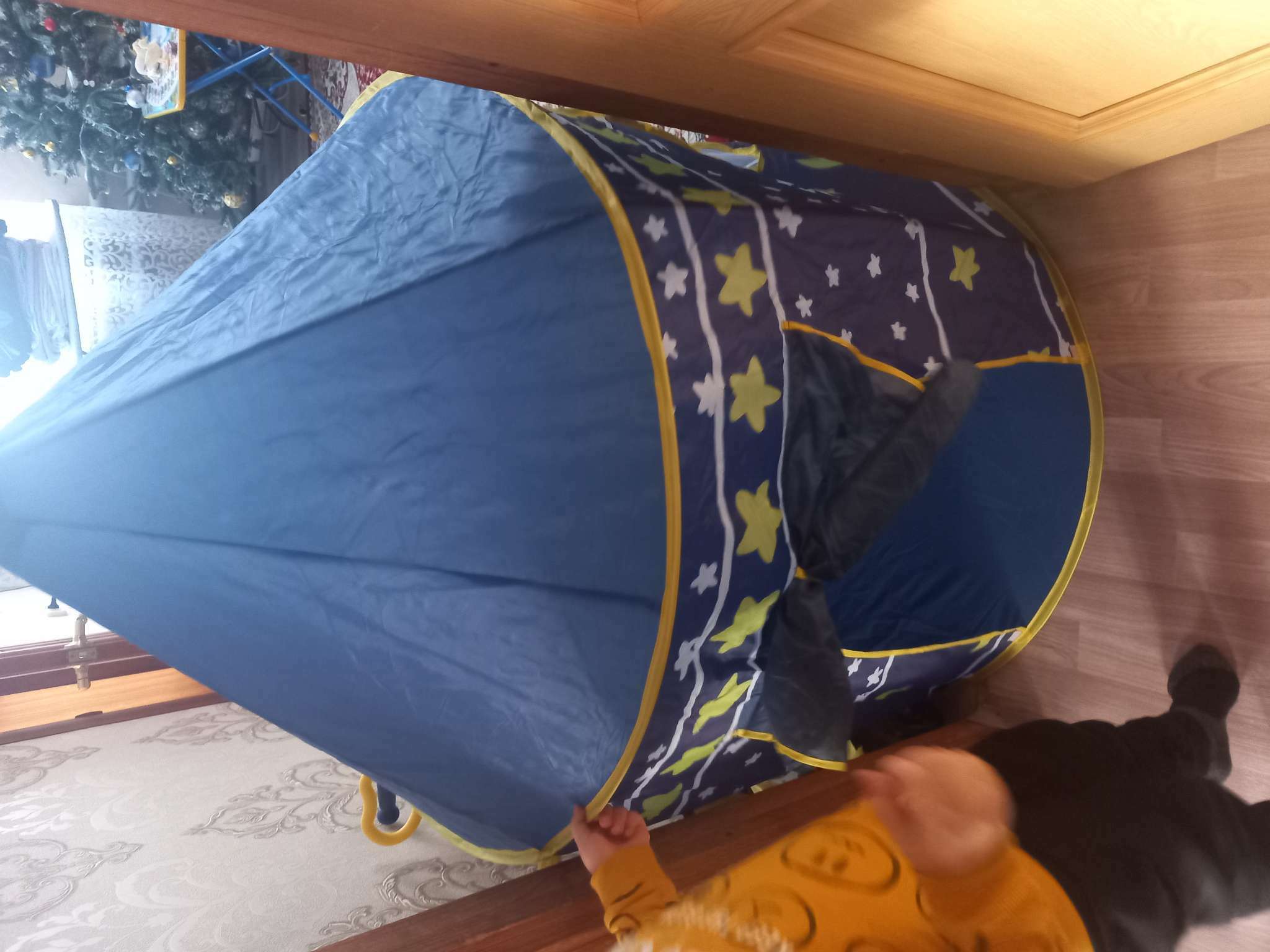 Фотография покупателя товара Палатка детская игровая «Шатёр», розовая - Фото 7