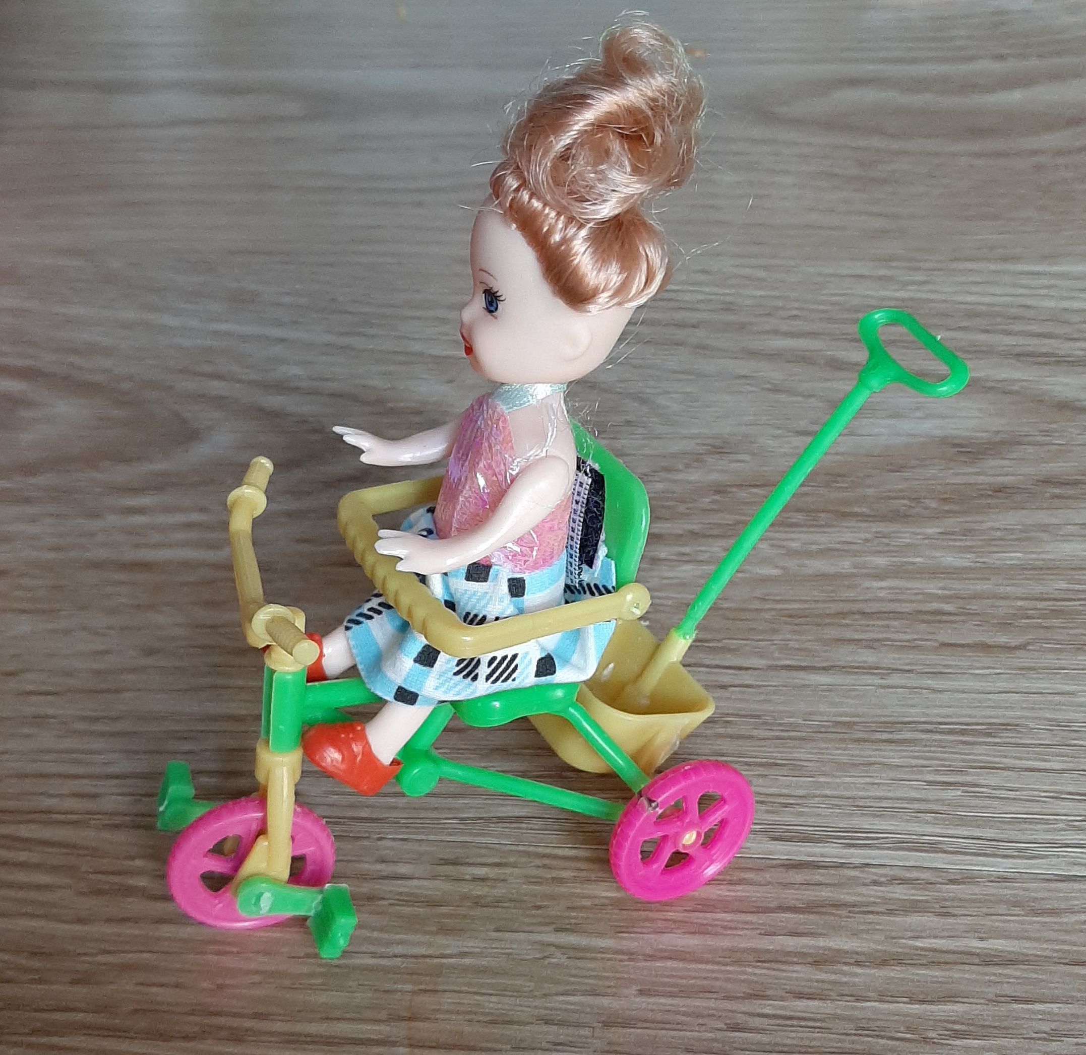 Фотография покупателя товара Кукла малышка «Валентина» на велосипеде, МИКС - Фото 11