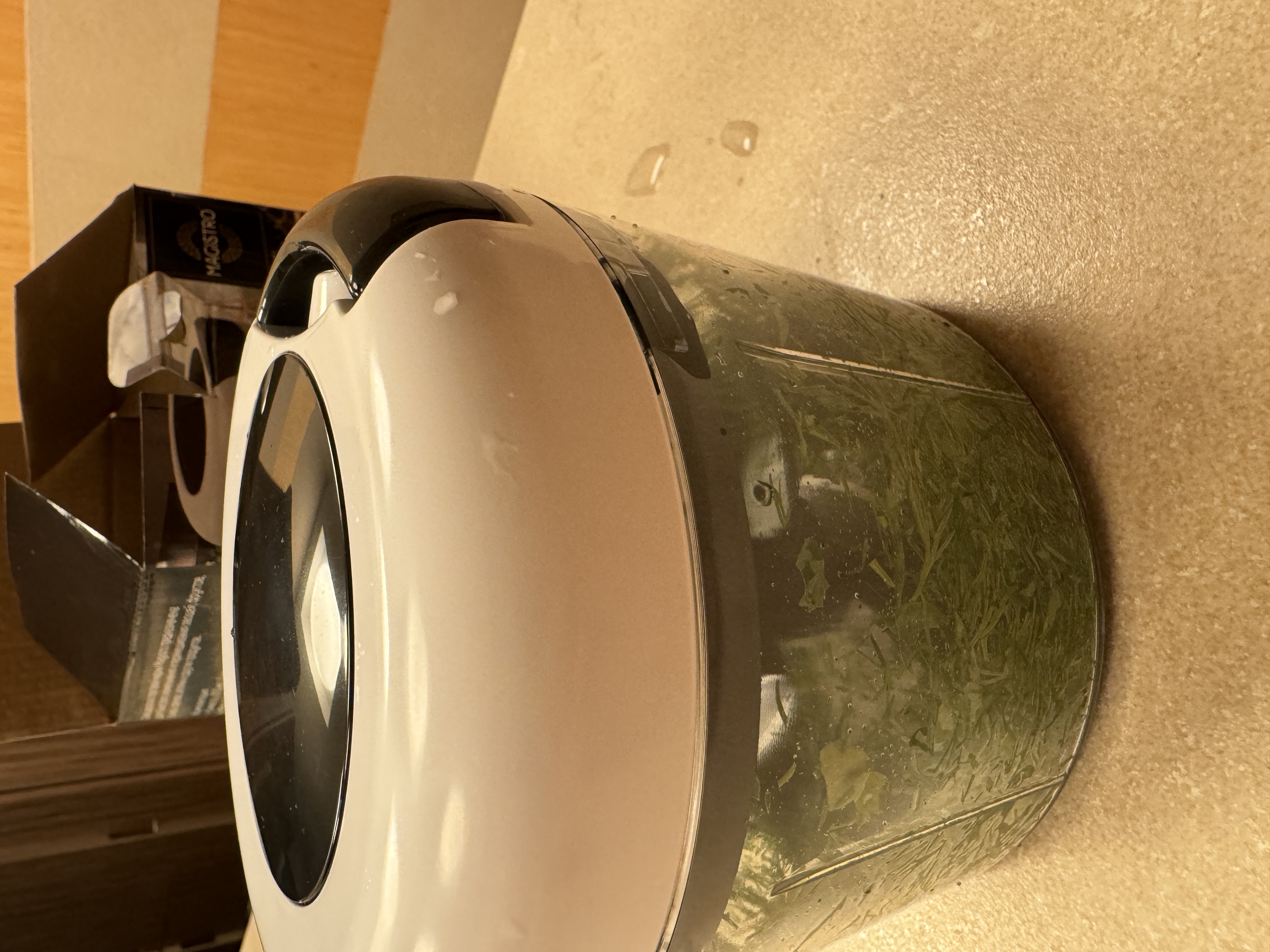 Фотография покупателя товара Блендер - овощерезка механический Magistro Vegan pro, 2 насадки, цвет белый - Фото 4