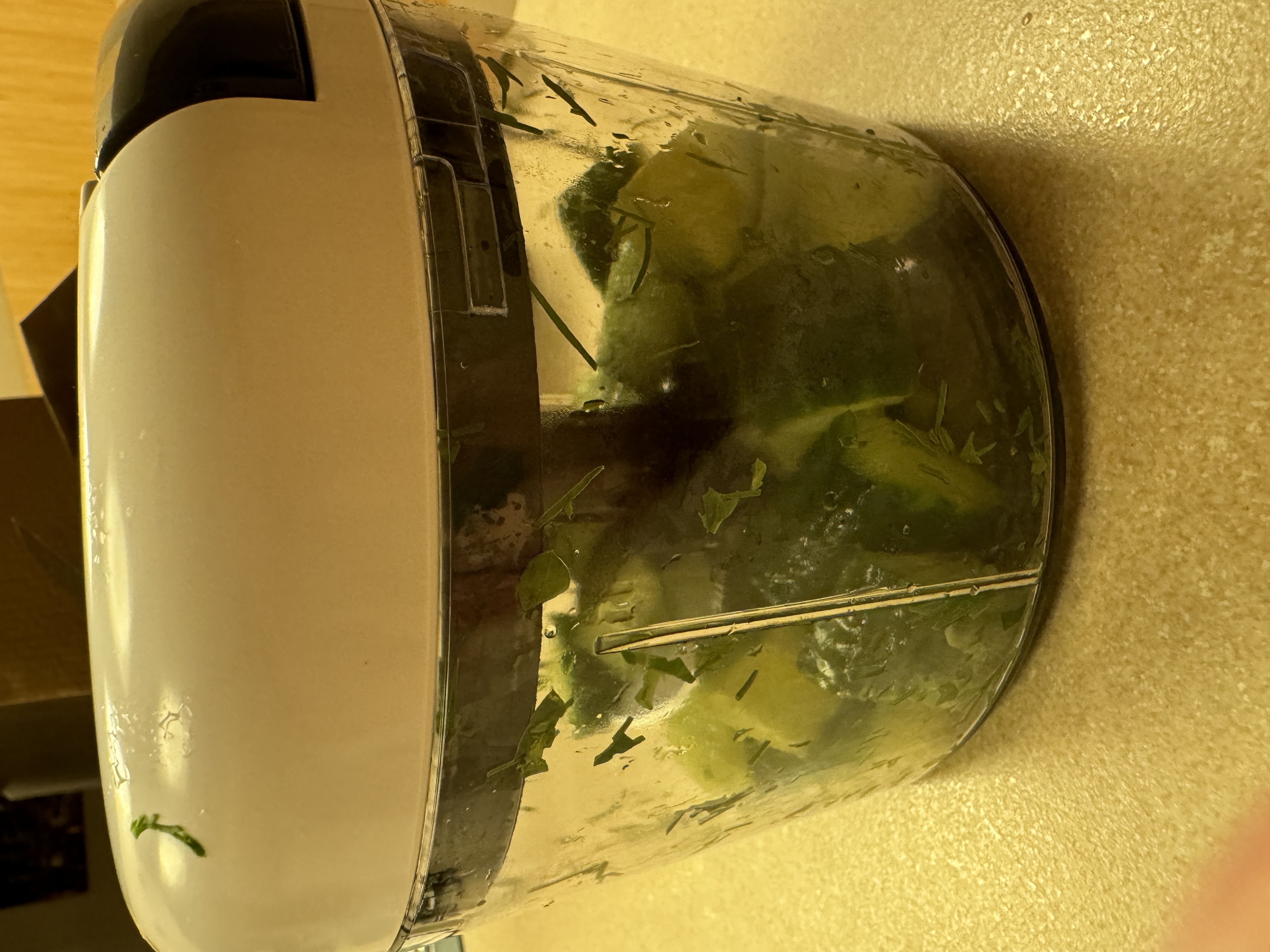 Фотография покупателя товара Блендер - овощерезка механический Magistro Vegan pro, 2 насадки, цвет белый - Фото 2