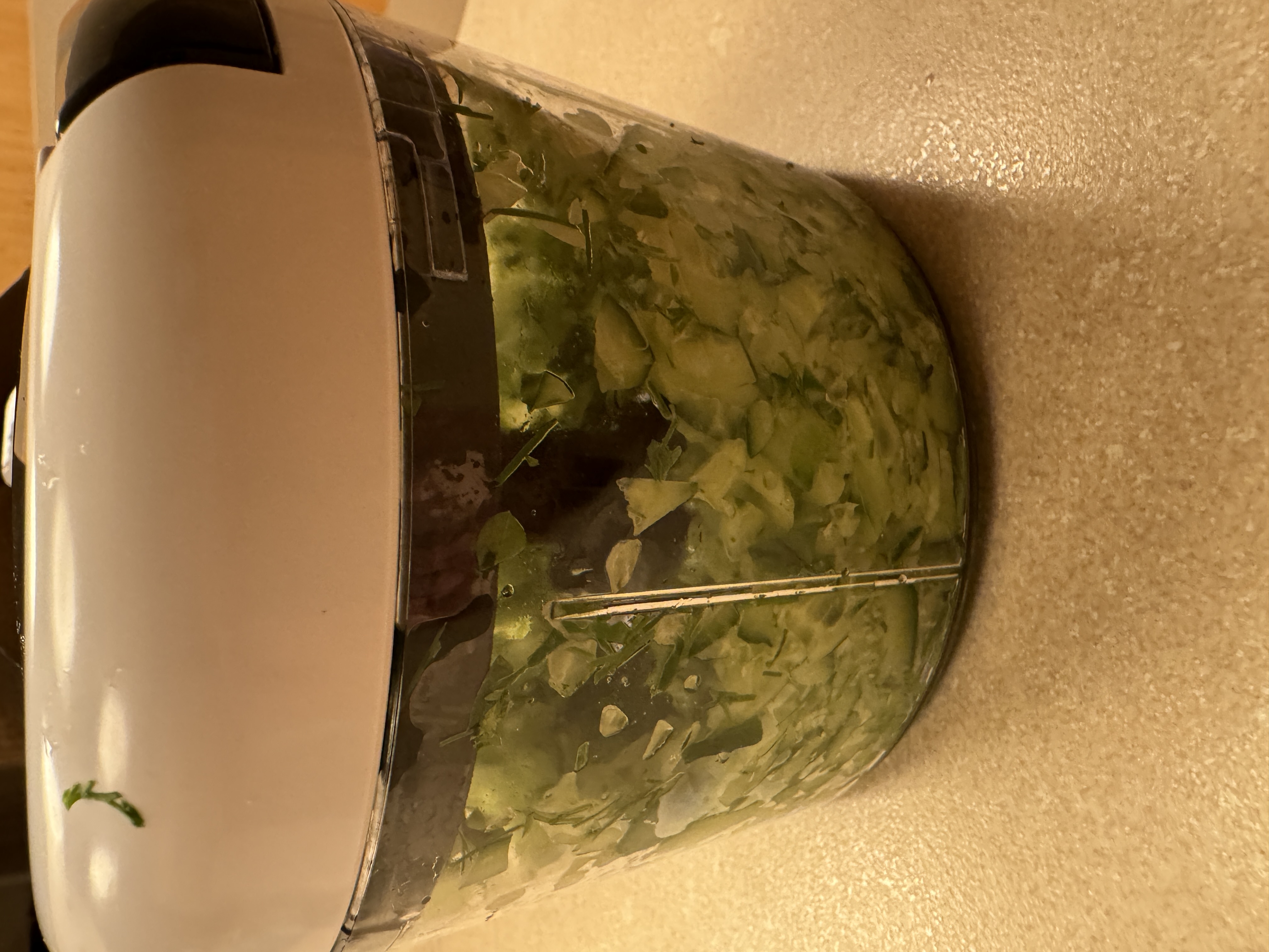 Фотография покупателя товара Блендер - овощерезка механический Magistro Vegan pro, 2 насадки, цвет белый - Фото 1