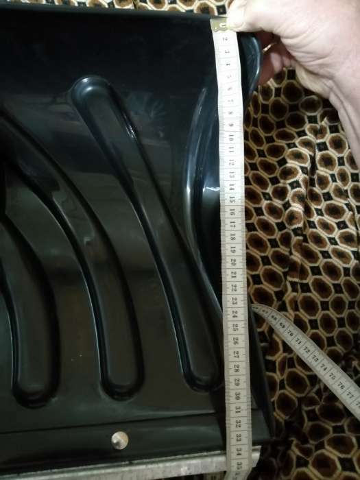 Фотография покупателя товара Ковш лопаты пластиковый, 500 × 350 мм, с оцинкованной планкой, тулейка 32 мм, «Домбай» - Фото 6