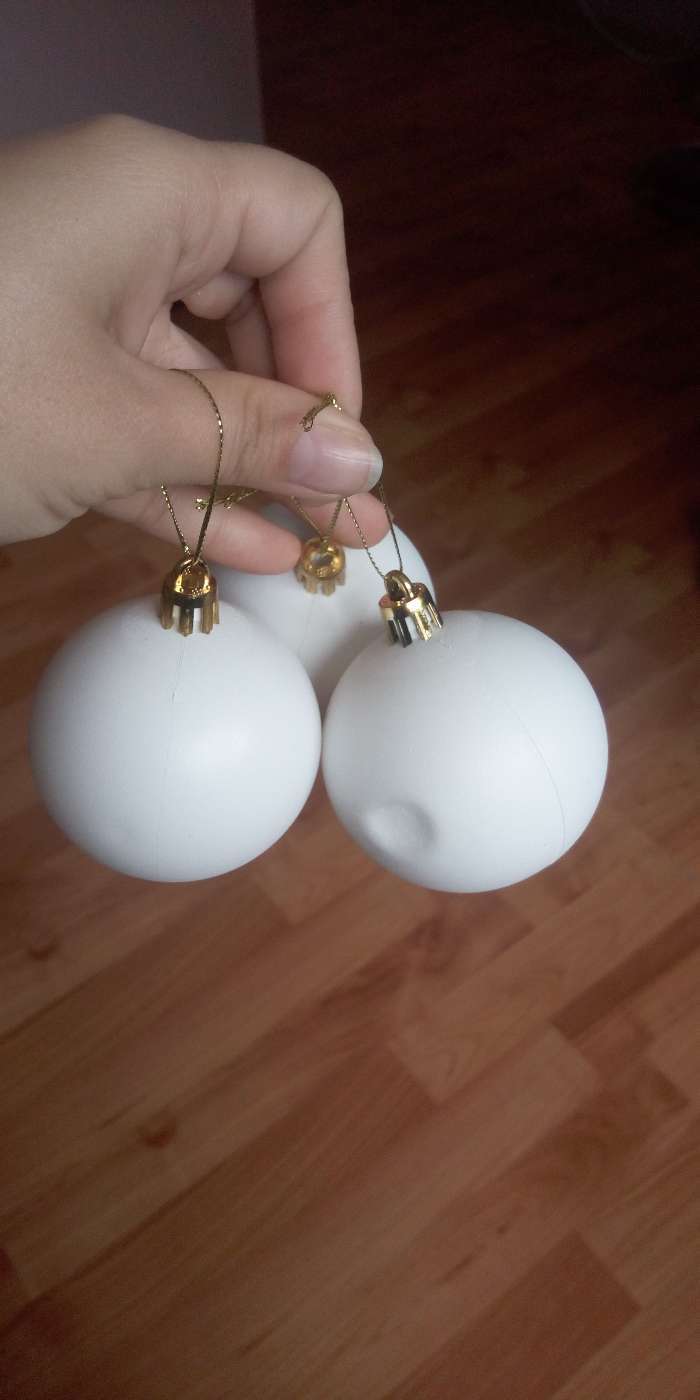 Фотография покупателя товара Набор шаров пластик d-5,5 см, 3 шт "Матовый" белый - Фото 12
