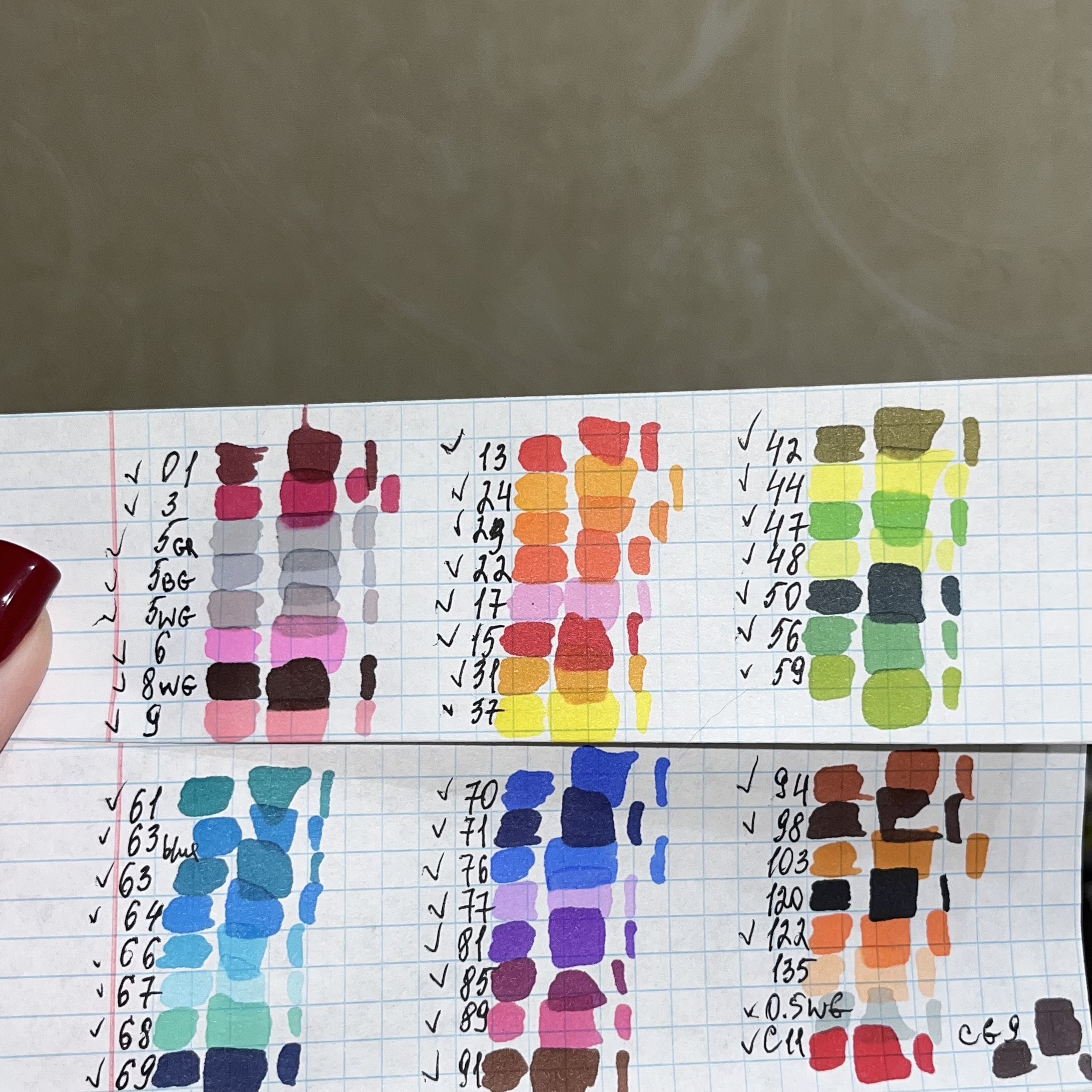 Фотография покупателя товара Набор маркеров для скетчинга двусторонние 48 штук/48 цветов