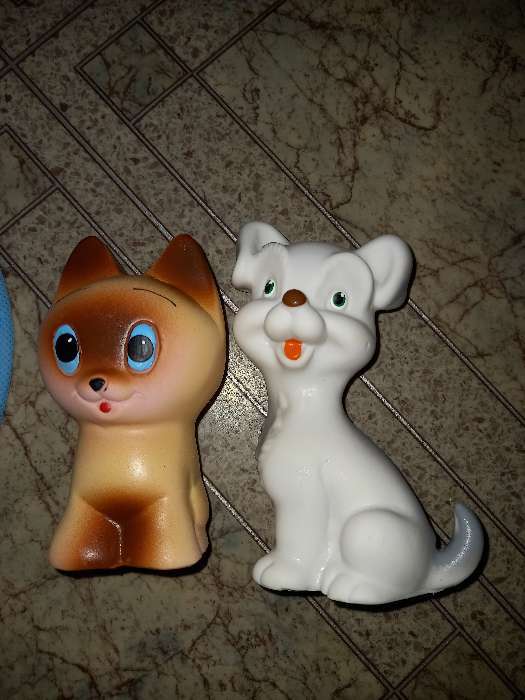 Фотография покупателя товара Резиновая игрушка «Котёнок Тошка», МИКС - Фото 5