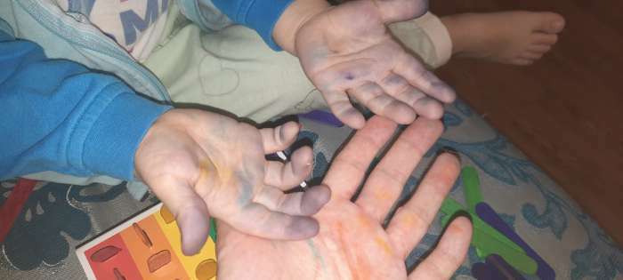 Фотография покупателя товара Развивающий сортер «Цветные палочки» по методике Монтессори - Фото 6