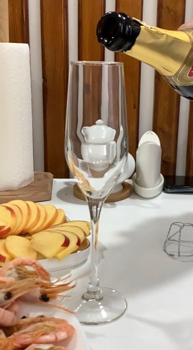 Фотография покупателя товара Набор стеклянных бокалов для шампанского «Время дегустаций. Шампань», 160 мл, 4 шт