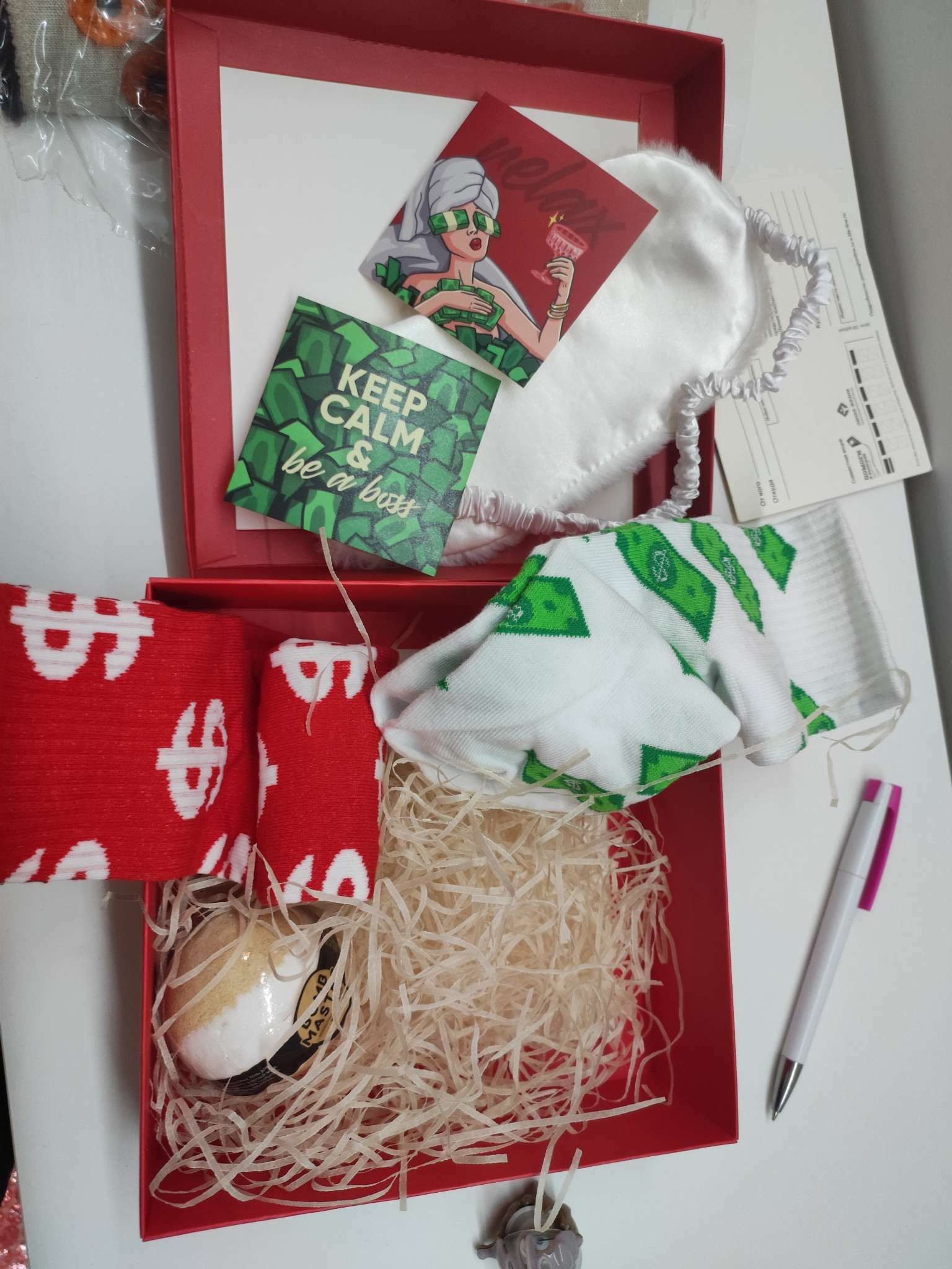 Фотография покупателя товара Новогодний подарочный набор KAFTAN "Relax" носки, размер 36-39 (23-25 см), бомбочка для ванн - Фото 4