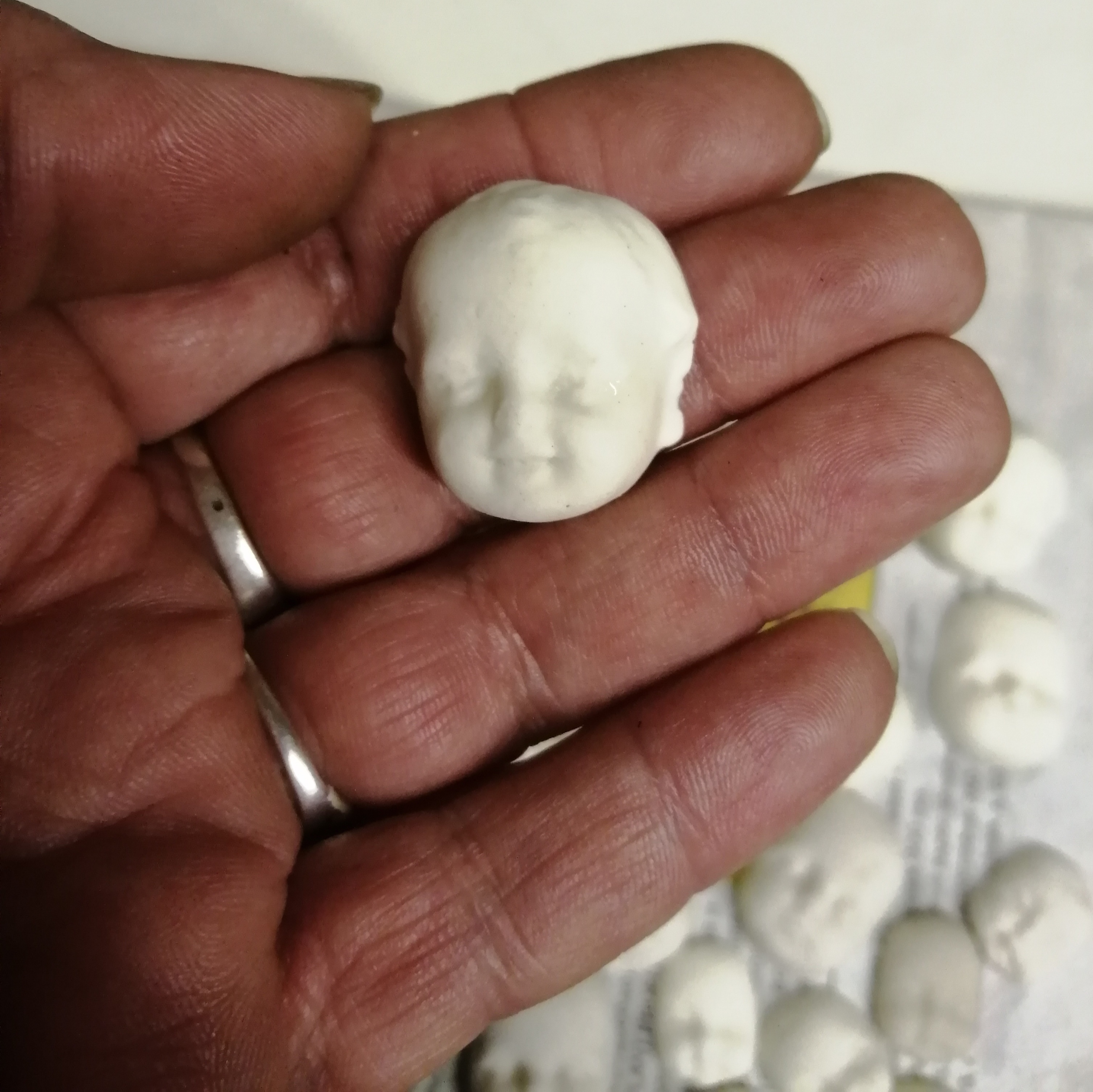 Фотография покупателя товара Молд силикон "Лицо младенца" №12 3,4х2,8х1,9 см