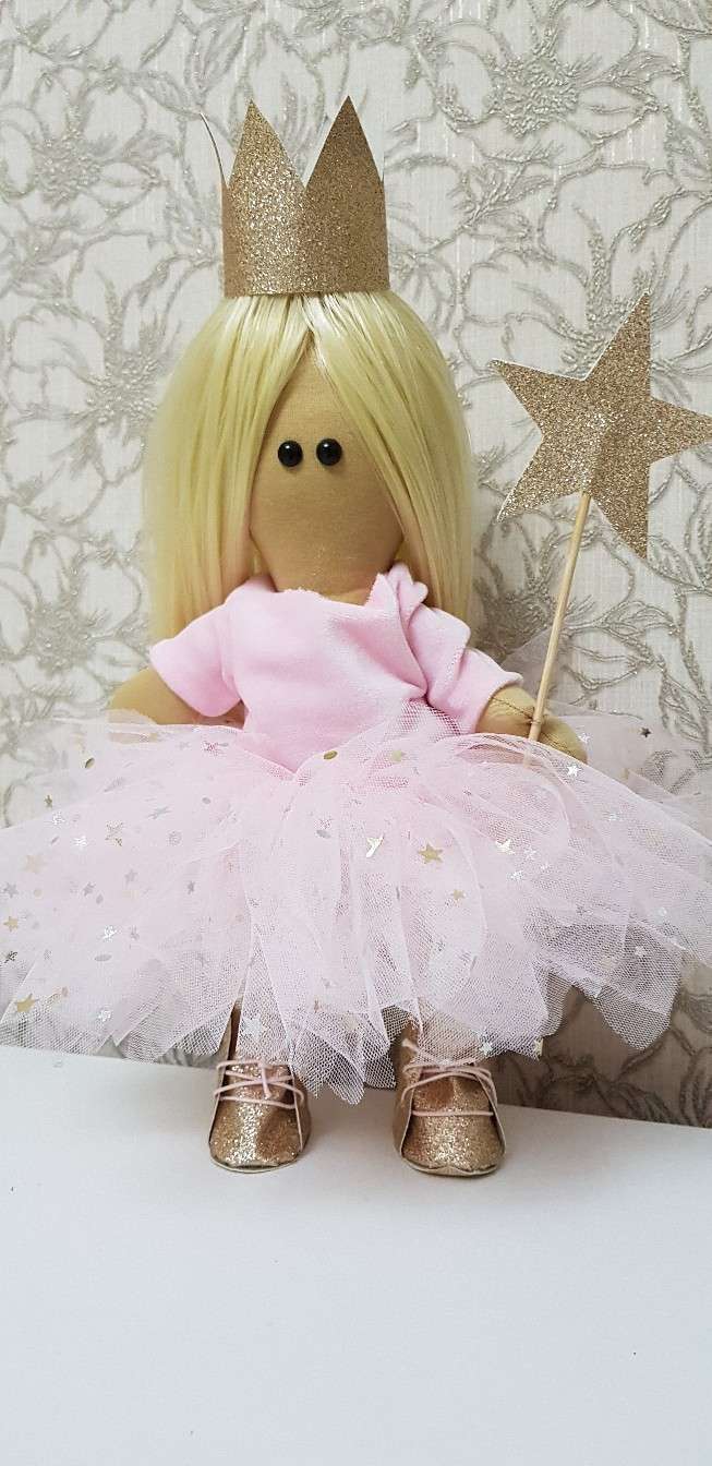 Фотография покупателя товара Набор для шитья. Интерьерная кукла «Эмили», 30 см - Фото 2