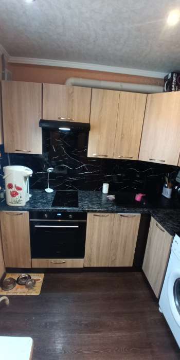 Фотография покупателя товара Шкаф навесной угловой «Сабрина», 600×600×720 мм, цвет венге/дуб сонома - Фото 1