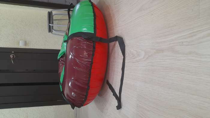 Фотография покупателя товара Тюбинг-ватрушка ONLITOP «Стандарт», диаметр чехла 100 см, цвета МИКС