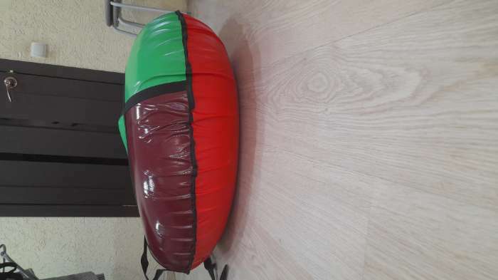 Фотография покупателя товара Тюбинг-ватрушка ONLITOP «Стандарт», диаметр чехла 100 см, цвета МИКС - Фото 10