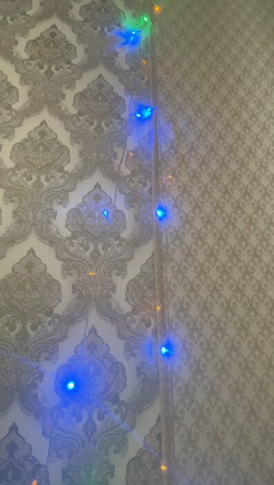 Фотография покупателя товара Гирлянда «Нить» 20 м, IP20, прозрачная нить, 200 LED, свечение мульти, 8 режимов, 220 В - Фото 262