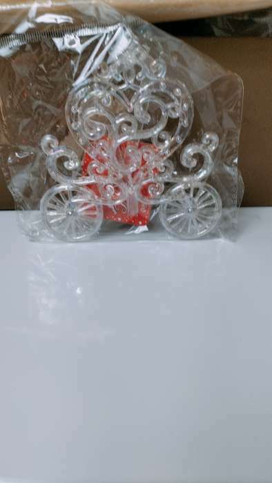 Фотография покупателя товара Ёлочная игрушка «Зимнее волшебство. Карета», перелив 11×11 см, прозрачный перелив - Фото 6