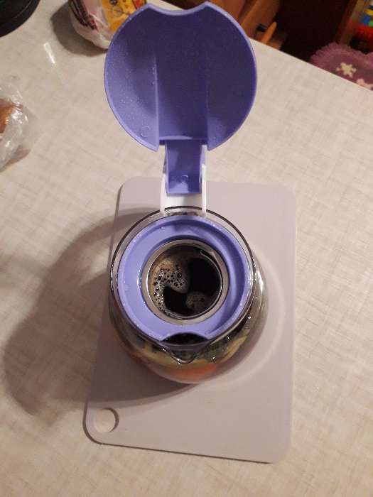 Фотография покупателя товара Чайник стеклянный заварочный, 1,5 л, с металлическим ситом, цвет МИКС - Фото 5