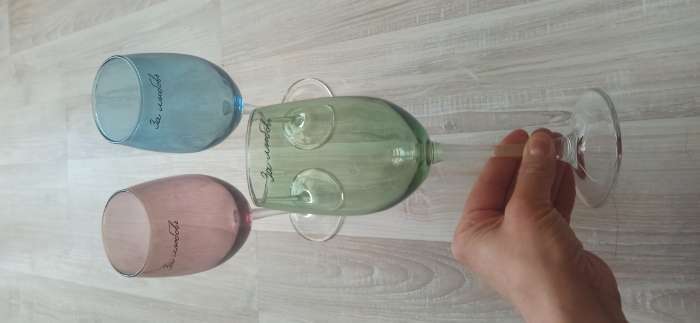 Фотография покупателя товара Бокал для вина «За любовь», 360 мл, зеленый - Фото 1