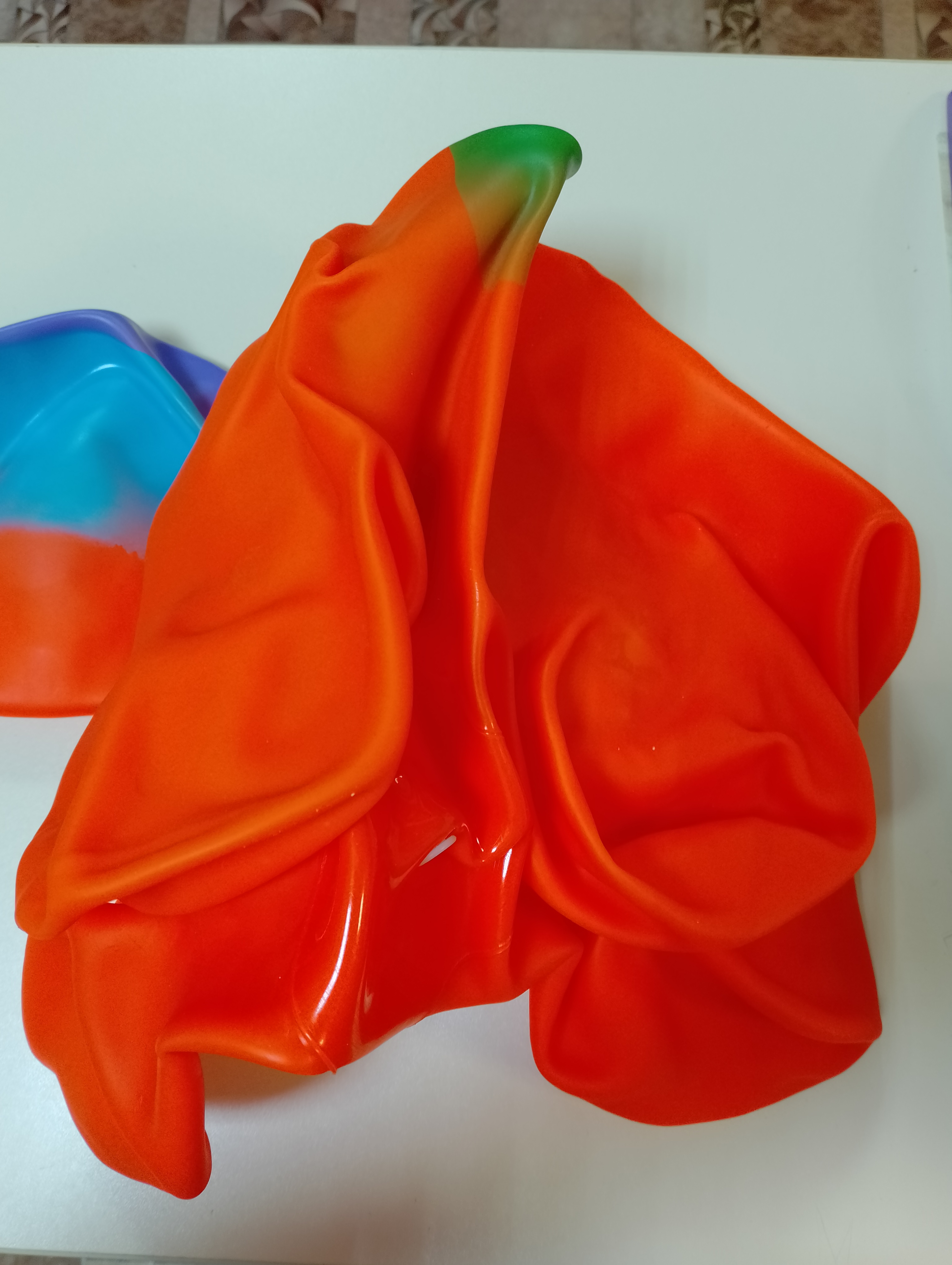 Фотография покупателя товара Попрыгун ZABIAKA «Лисёнок», 75х45 см, 1400 г, цвет оранжевый