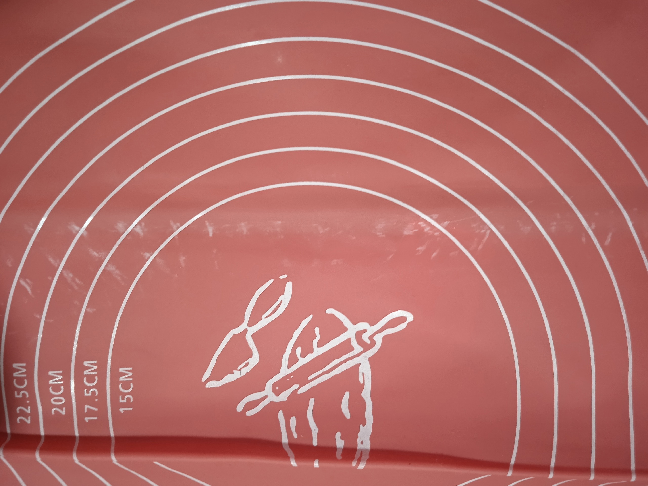 Фотография покупателя товара Коврик с разметкой Доляна «Эрме», силикон, 50×40 см, цвет МИКС - Фото 18