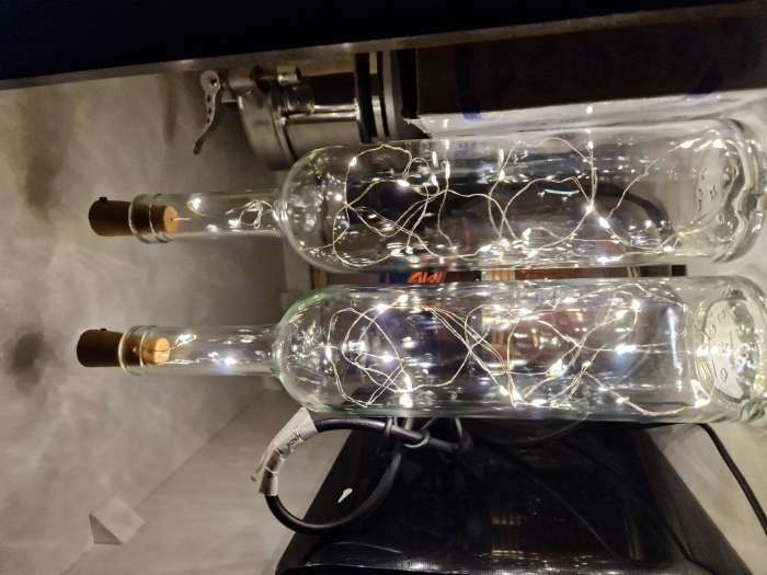 Фотография покупателя товара Гирлянда «Нить» 2 м роса с пробкой, IP20, серебристая нить, 20 LED, свечение мульти, LR44х3 - Фото 186