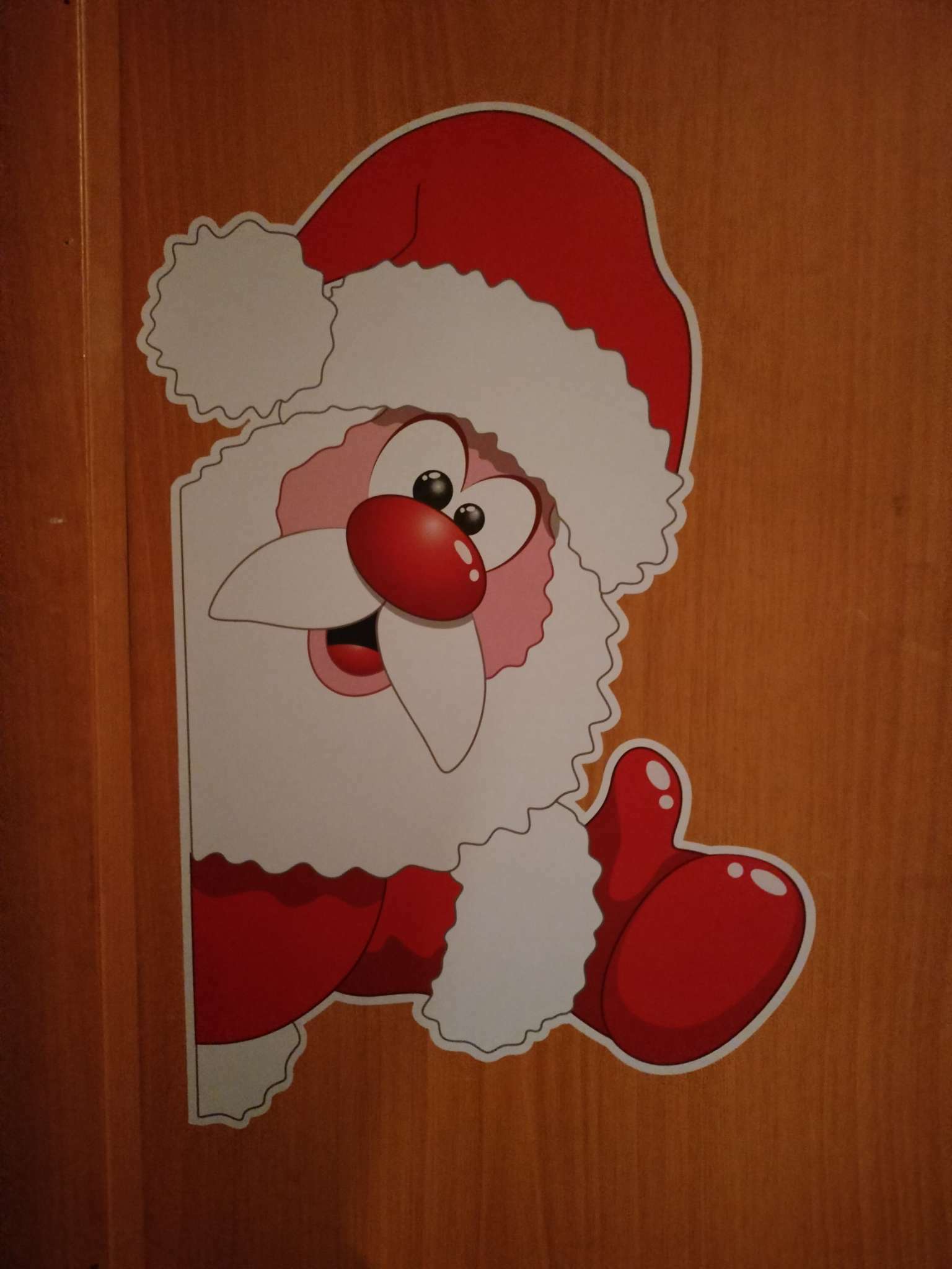 Фотография покупателя товара Интерьерные наклейки «Дед мороз», 54 х 74 см - Фото 1