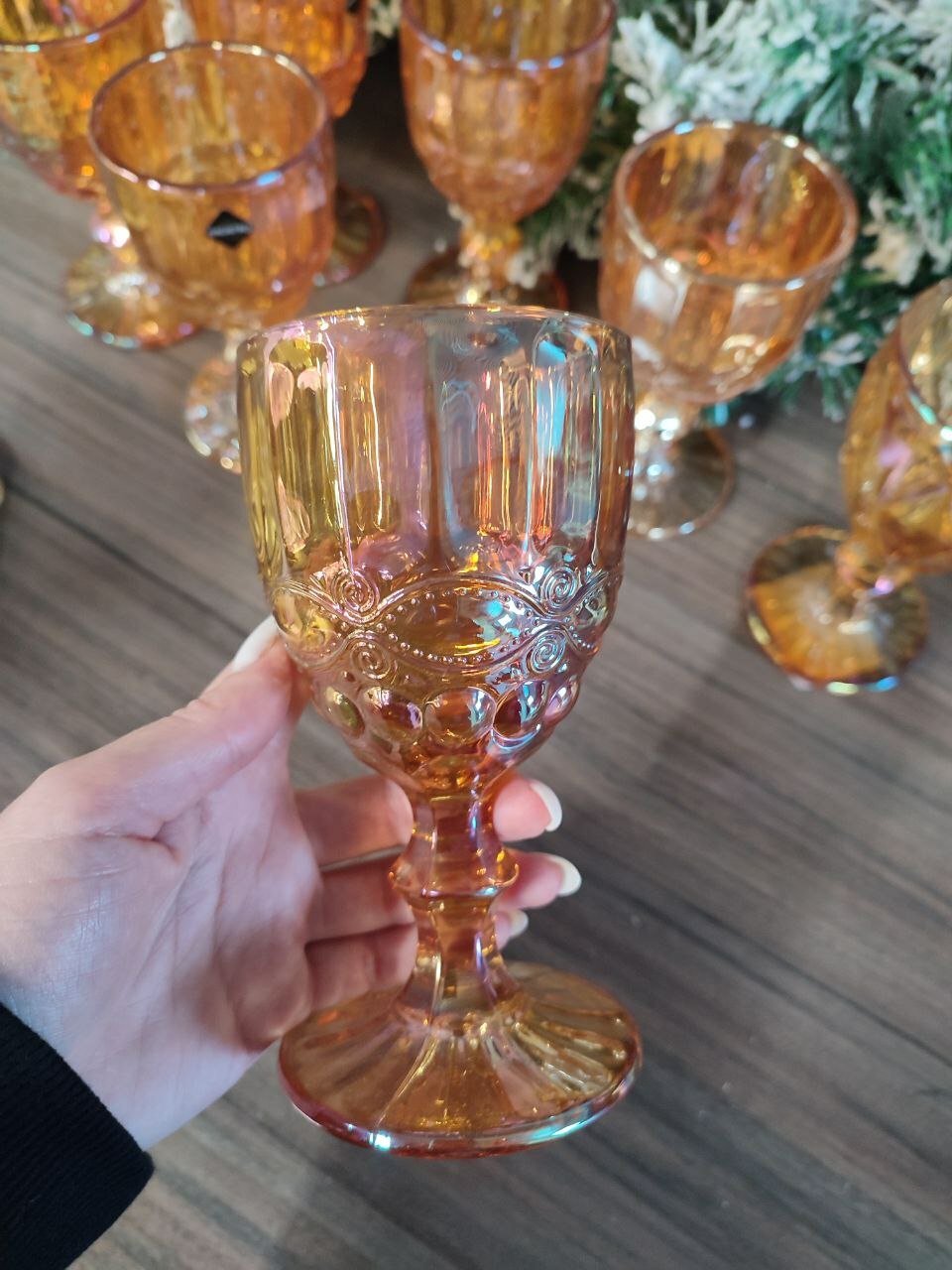 Фотография покупателя товара Бокалы для вина Magistro «Ла-Манш», 250 мл, 9×17 см, набор 6 шт., стекло, синие - Фото 7