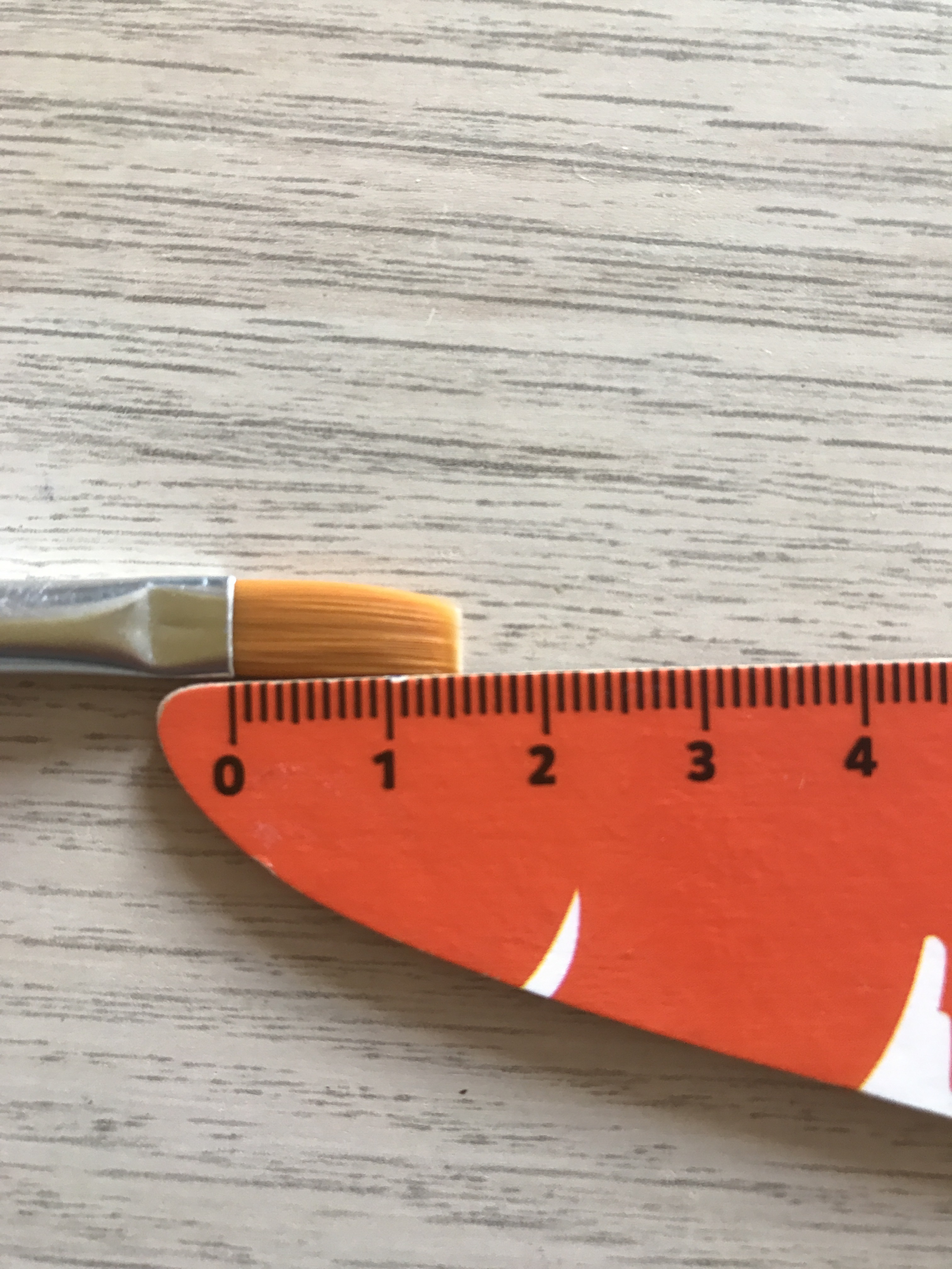 Фотография покупателя товара Кисть нейлон № 9, плоская, деревянная ручка
