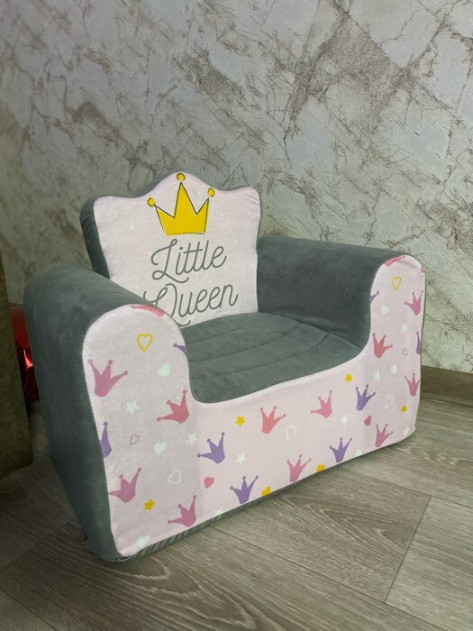 Фотография покупателя товара Мягкая игрушка-кресло «Маленькая принцесса» - Фото 1