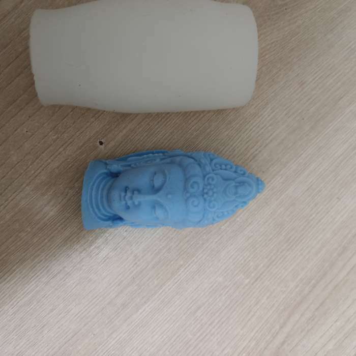 Фотография покупателя товара Молд силикон "Голова Будды" 3,9х4х9,3 см