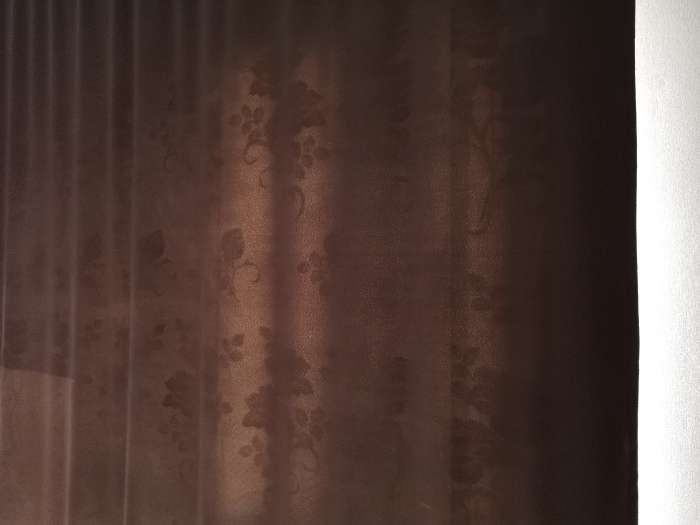 Фотография покупателя товара Штора портьерная «Этель» 145×265 см, двусторонний блэкаут, цвет Серебряный, пл. 240 г/м², 100% п/э - Фото 6