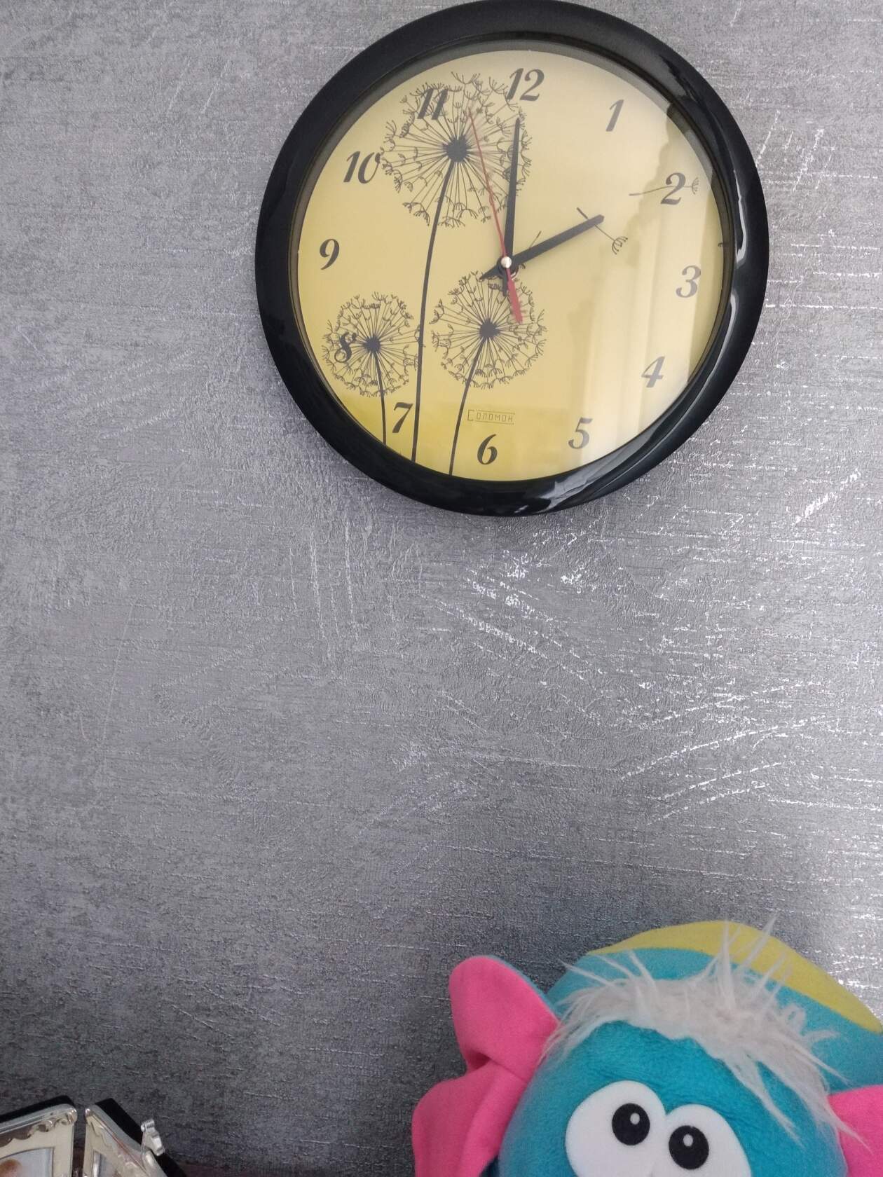 Фотография покупателя товара Часы настенные, d-28 см, интерьерные, "Одуванчики", бесшумные