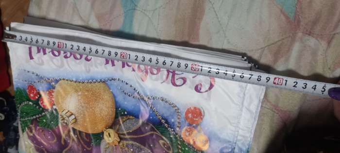 Фотография покупателя товара Пакет "Декабрь", полиэтиленовый с петлевой ручкой, 38х42 см, 40 мкм