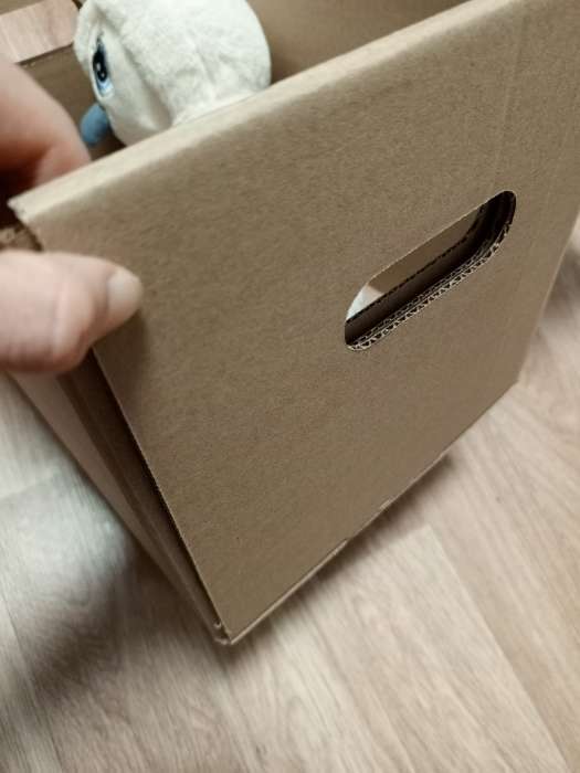 Фотография покупателя товара Коробка для хранения "А4", бурая, 32,5 x 23,5 x 23,5 см - Фото 3