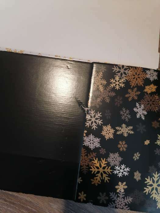 Фотография покупателя товара Складная коробка "Снегопад", 31,2 х 25,6 х 16,1 см - Фото 2