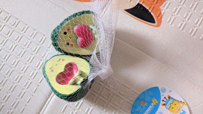 Фотография покупателя товара Набор резиновых игрушек для ванны «Авокадики», 6,5 см, 2 шт, Крошка Я - Фото 3