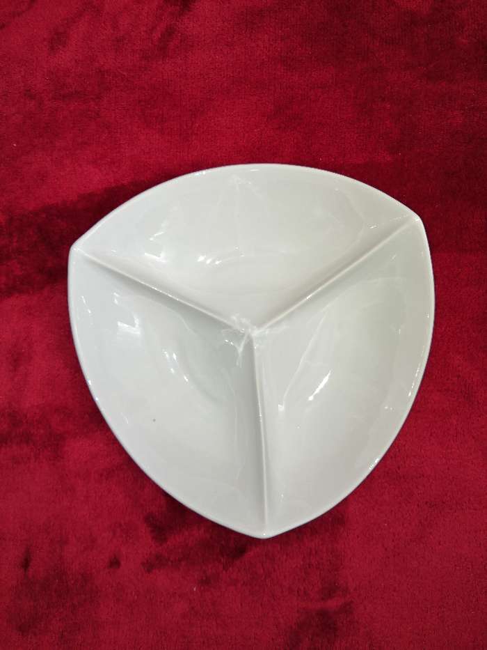 Фотография покупателя товара Менажница "Орешник", белая, керамика, 22 см - Фото 30