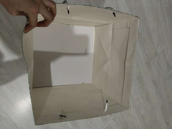 Фотография покупателя товара Пакет квадратный «Снежная сказка», 30 × 30 × 30 см