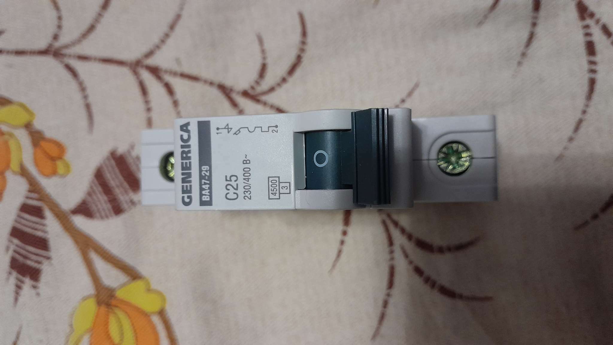 Фотография покупателя товара Выключатель автоматический IEK GENERICA ВА47-29, 1п, 50 А, 4.5 кА, хар-ка С - Фото 1