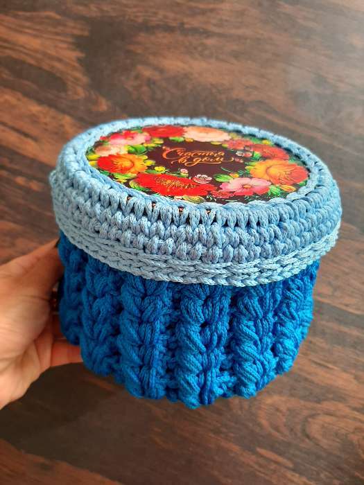 Фотография покупателя товара Шнур для вязания без сердечника 100% полиэфир, ширина 3мм 100м/210гр, (137 бежевый) - Фото 25