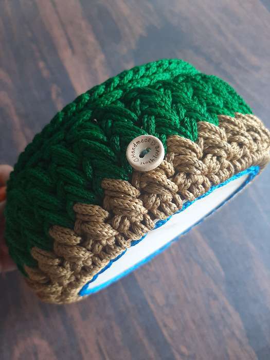 Фотография покупателя товара Шнур для вязания без сердечника 100% полиэфир, ширина 3мм 100м/210гр, (137 бежевый) - Фото 26