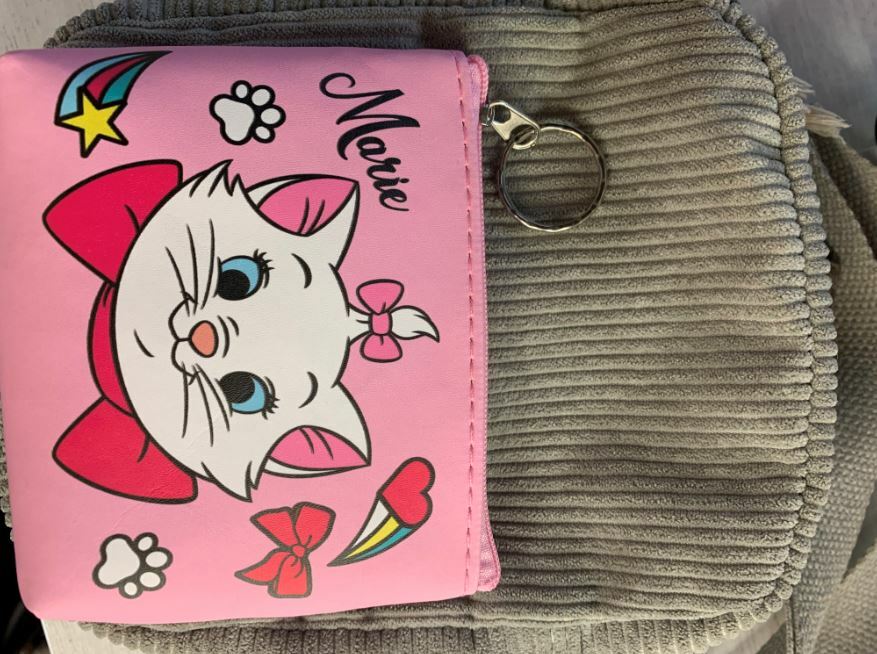 Фотография покупателя товара Кошелек детский для девочки на молнии, кожзам, 11.5×2.5×8 см, Коты аристократы - Фото 4