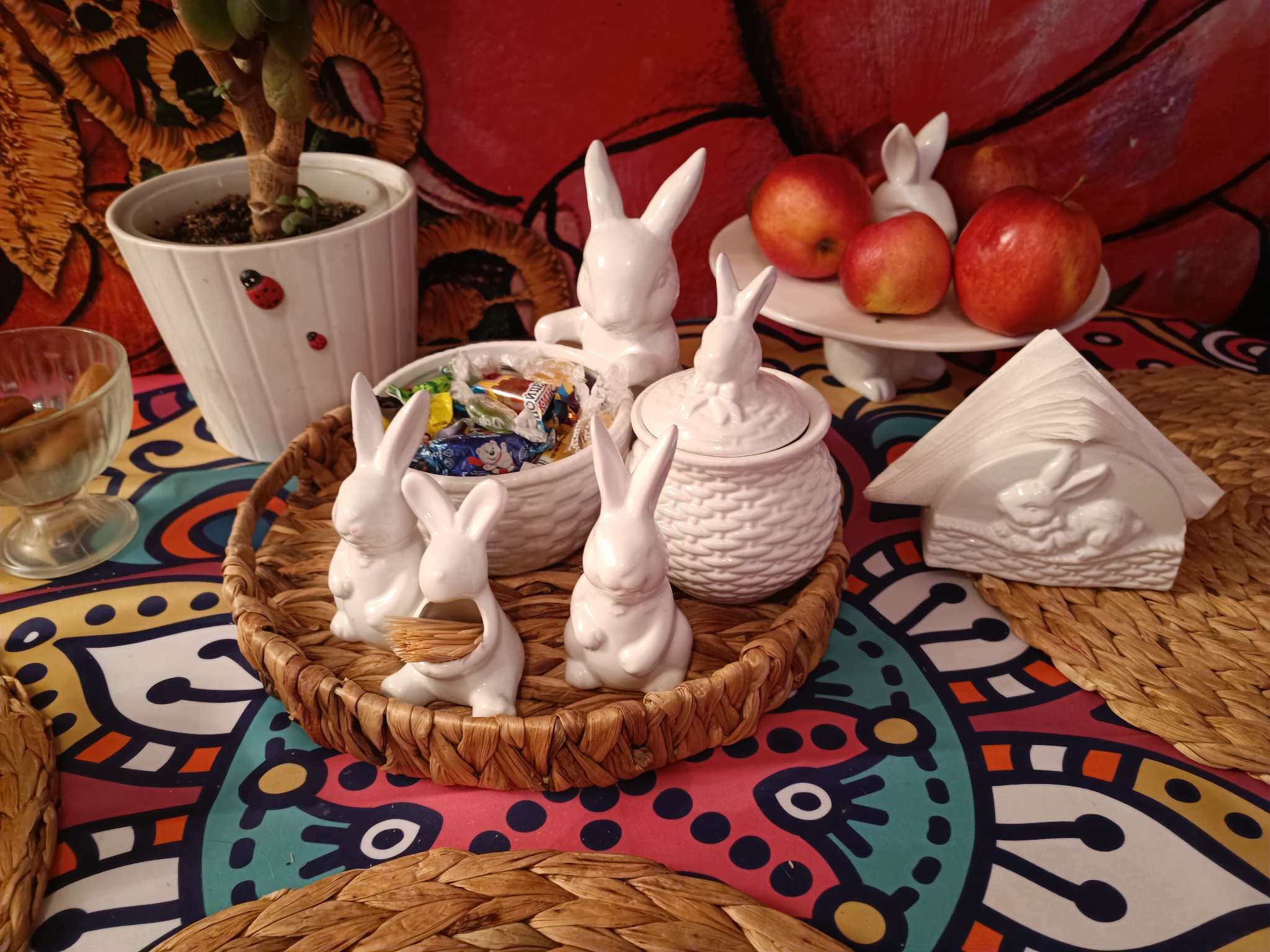 Фотография покупателя товара Сахарница Доляна «Зайка», 400 мл - Фото 1