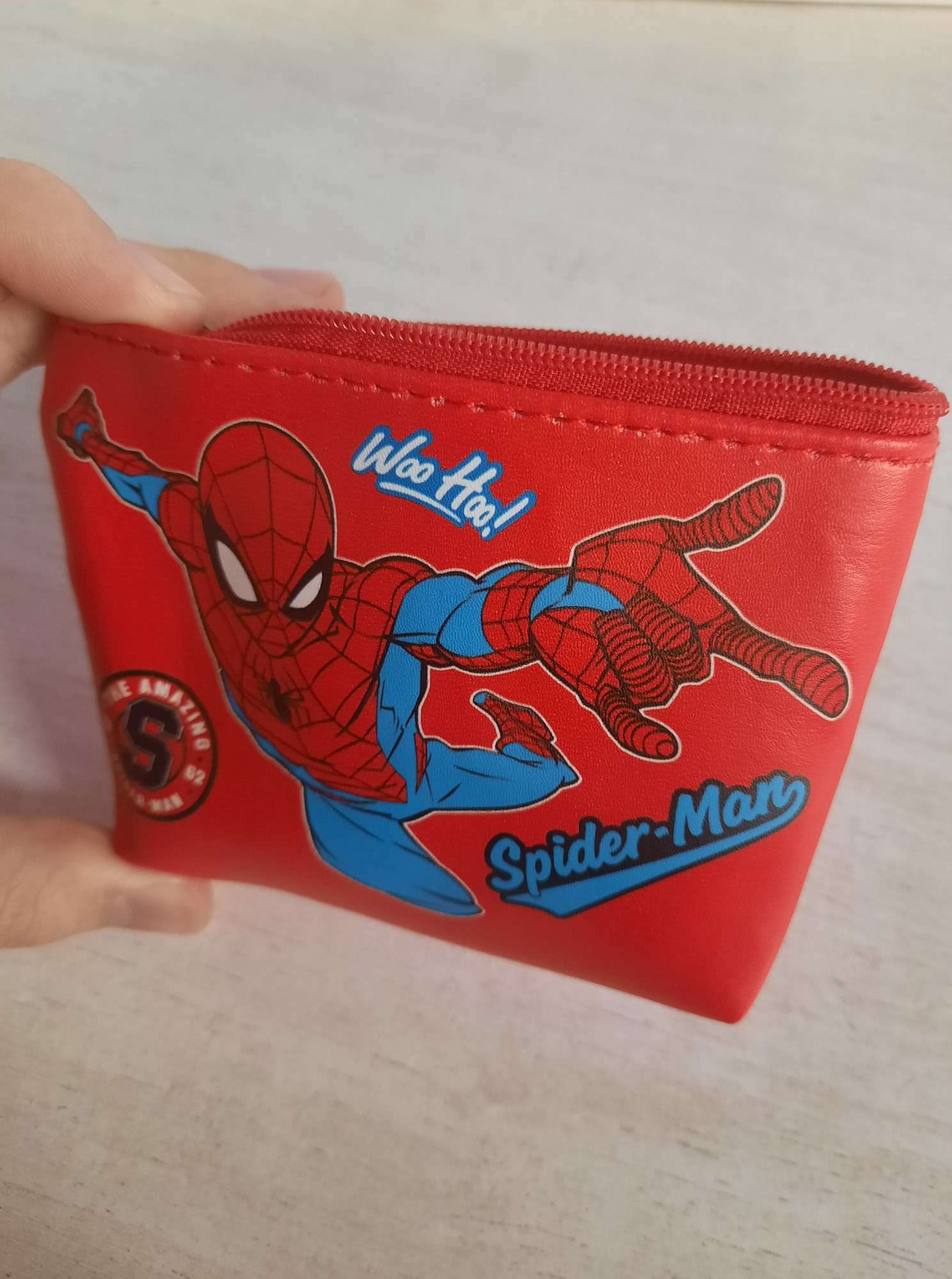 Фотография покупателя товара Кошелек детский для мальчика на молнии, кожзам, 11.5×2.5×8 см, Тачки - Фото 4