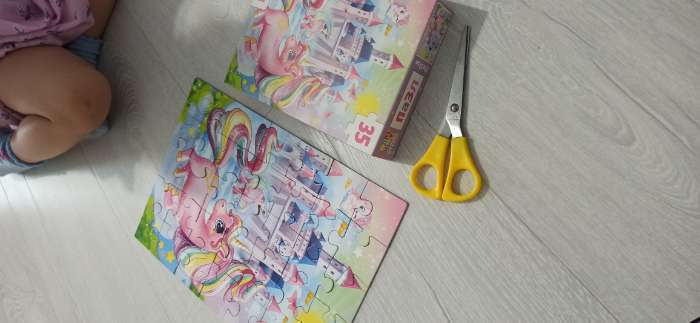 Фотография покупателя товара Пазлы «Страна единорогов», 35 элементов - Фото 1