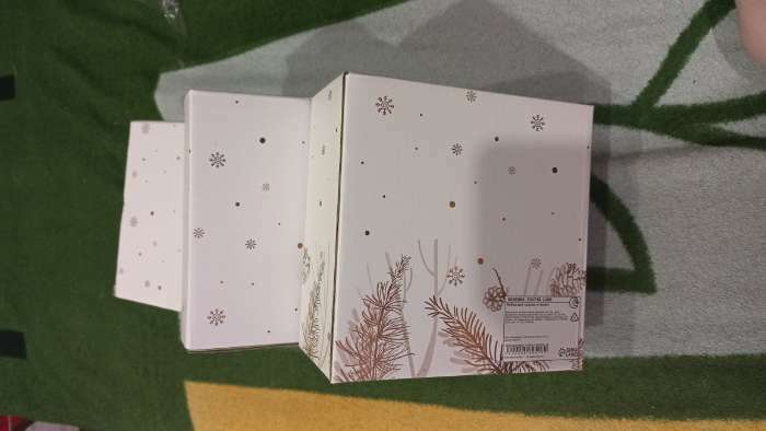 Фотография покупателя товара Набор керамический для соусов и масел Доляна «Дед Мороз и олени», 2 предмета: 300 мл, цвет белый - Фото 1