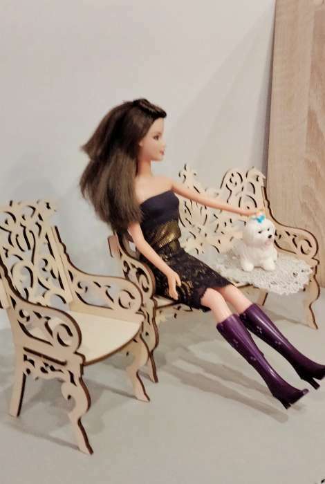 Фотография покупателя товара Конструктор «Гостиная для кукол типа Barbie» - Фото 1