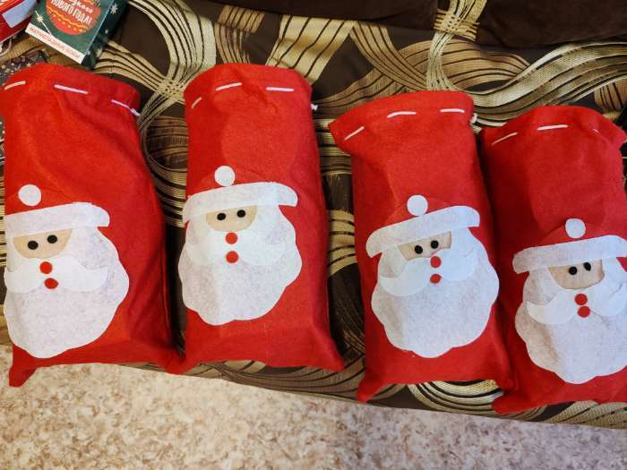 Фотография покупателя товара Карнавальный мешок «Дед Мороз» - Фото 2