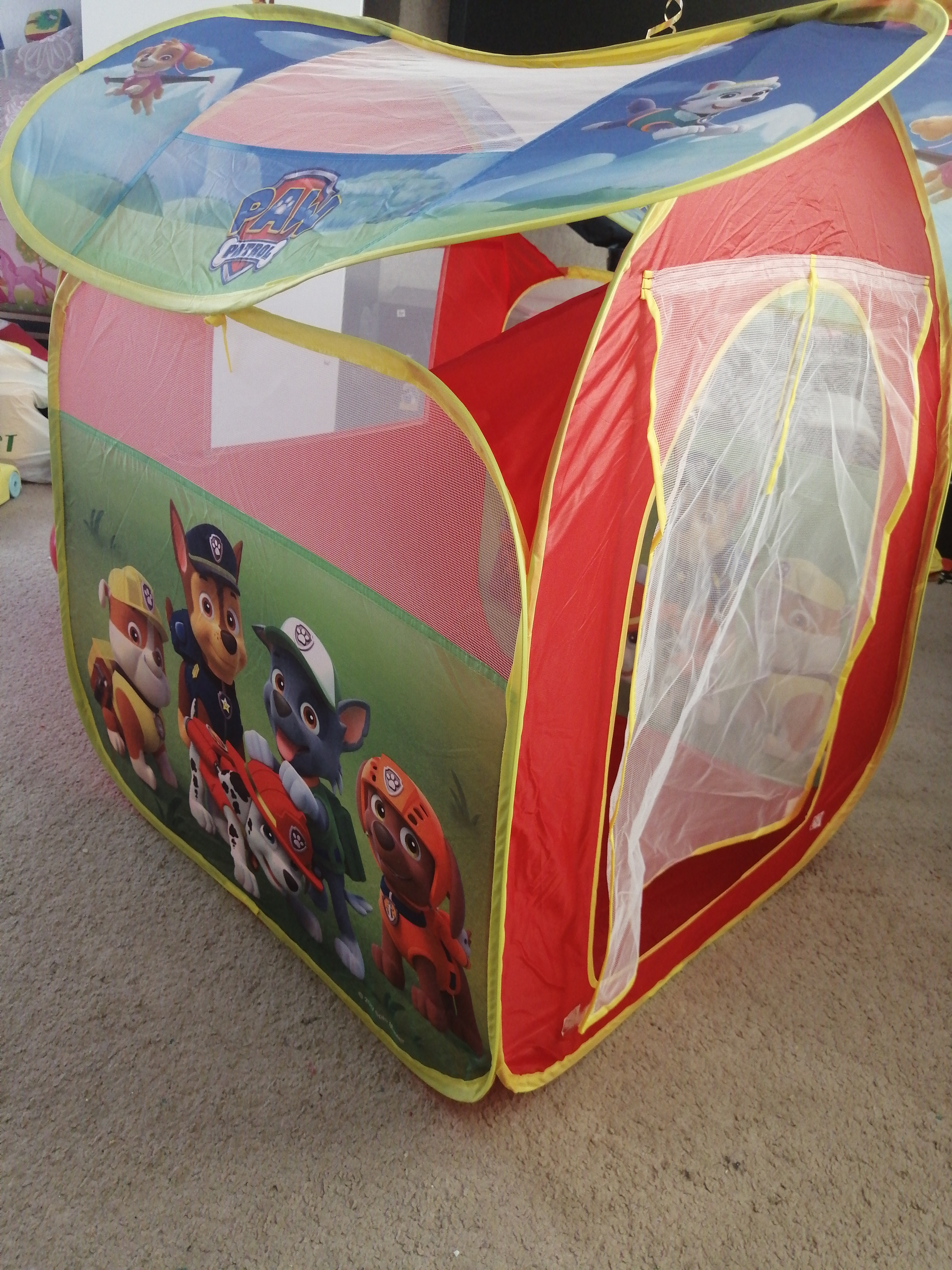 Фотография покупателя товара Детская игровая палатка «Щенячий патруль» в сумке - Фото 1
