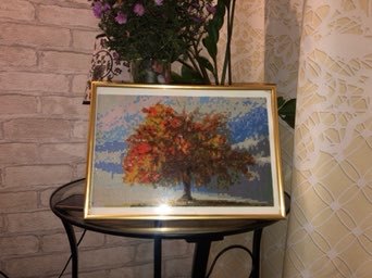 Фотография покупателя товара Алмазная мозаика «Древо жизни», 25 цветов