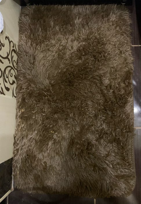 Фотография покупателя товара Набор ковриков для ванной и туалета Доляна «Пушистик», 2 шт, 38×49 см, 49×79 см, цвет коричневый - Фото 10